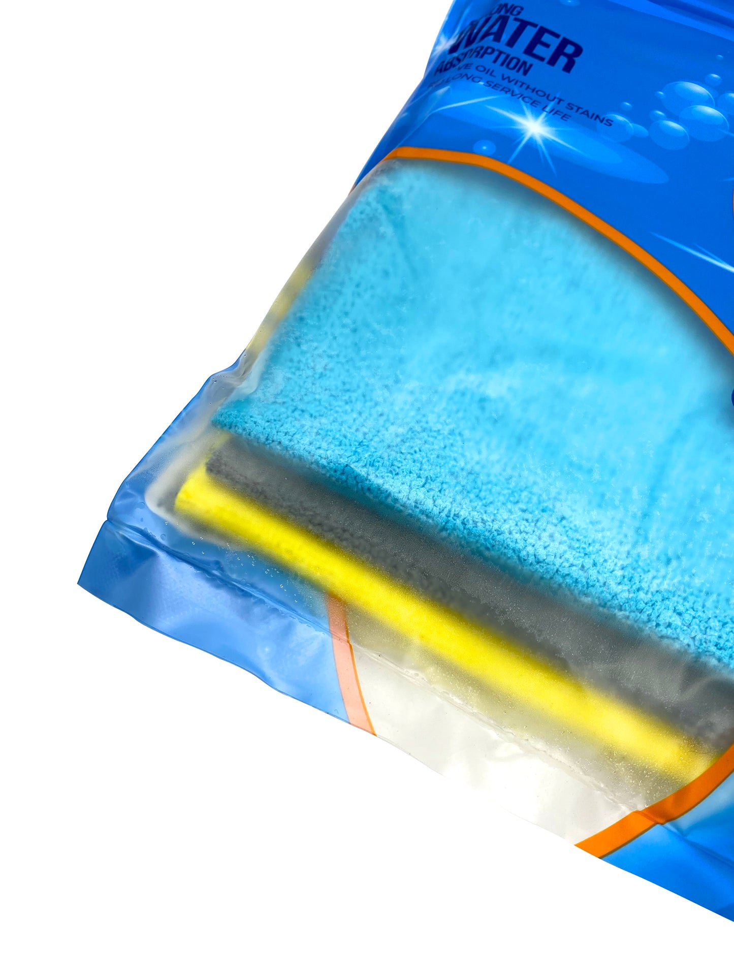 Magic Towel Cloth - Gray, Yellow, Blue - Regular - 3 Pack