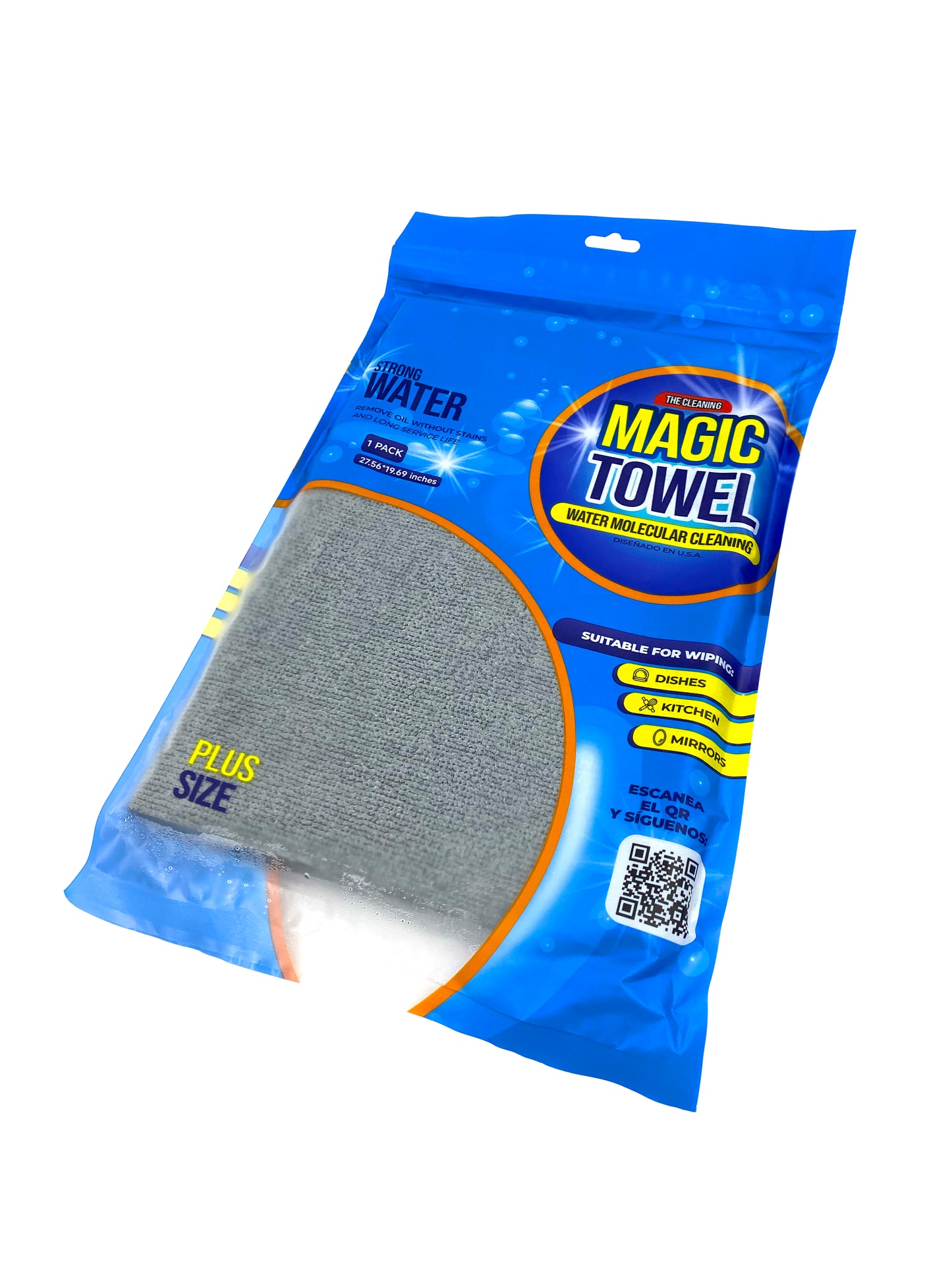 Magic Towel Mopping  - Gray - Large - 1 Pack