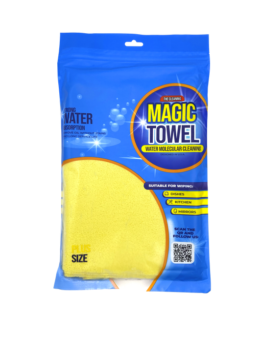 Magic Towel Mopping  - Yellow - Large - 1 Pack